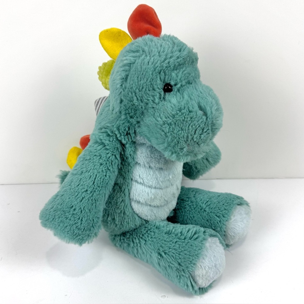 MARY MEYER Marshmallow RARE Blue DINO Dinosaur Stegosaurus Sitting 13" Plush EUC
